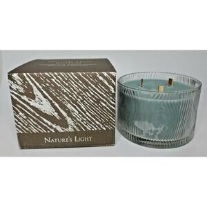 Partylite Natures Light Crackling 3 Wick Jar New White Cedar P2G/G47561